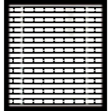 Foot grills Foot grille with alternating T-blades (LT) and wide T-blades (LQ-L) - LT-QL