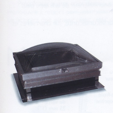 Roof hatch with cover integrating a RL-AL dome